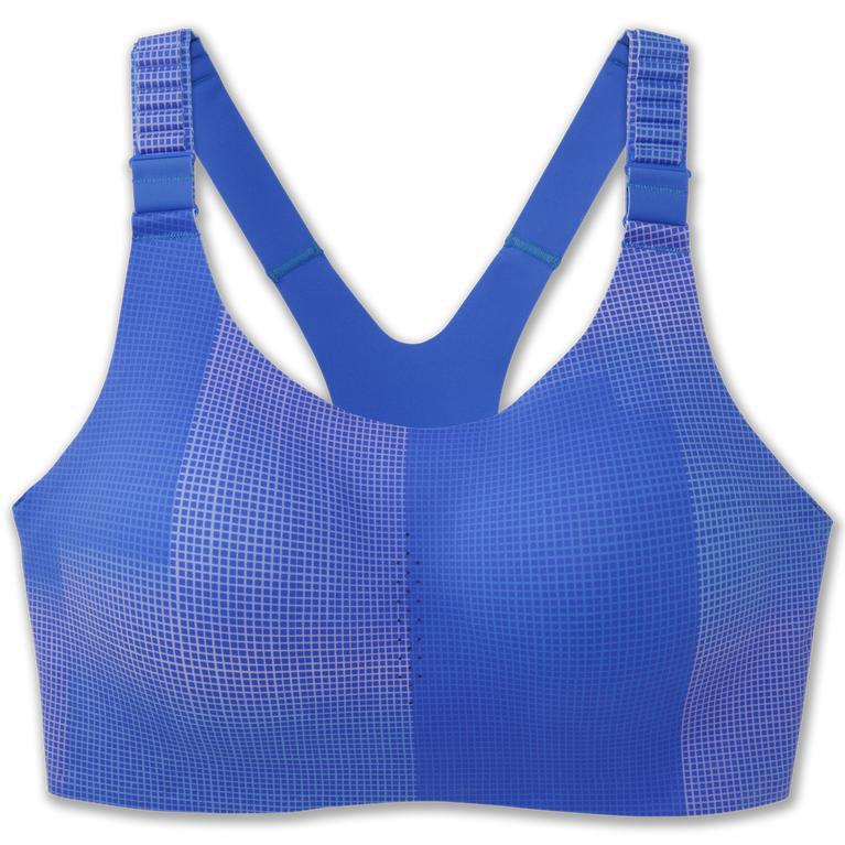 Brooks Dare Racerback 2.0 Womens Sports Running Bra - Bluetiful Altitude Print - Philippines (974362